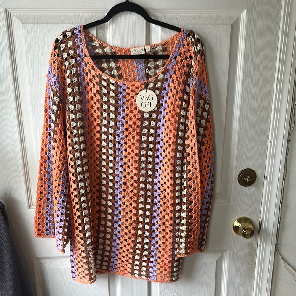 Multicolor Crochet Top